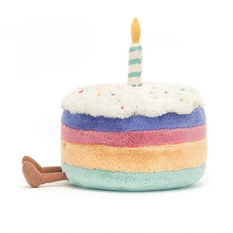 Amuseable Rainbow Birthday Cake Jellycat