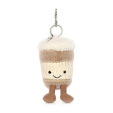 Amuseable Coffee-To-Go Bag Charm - Jellycat