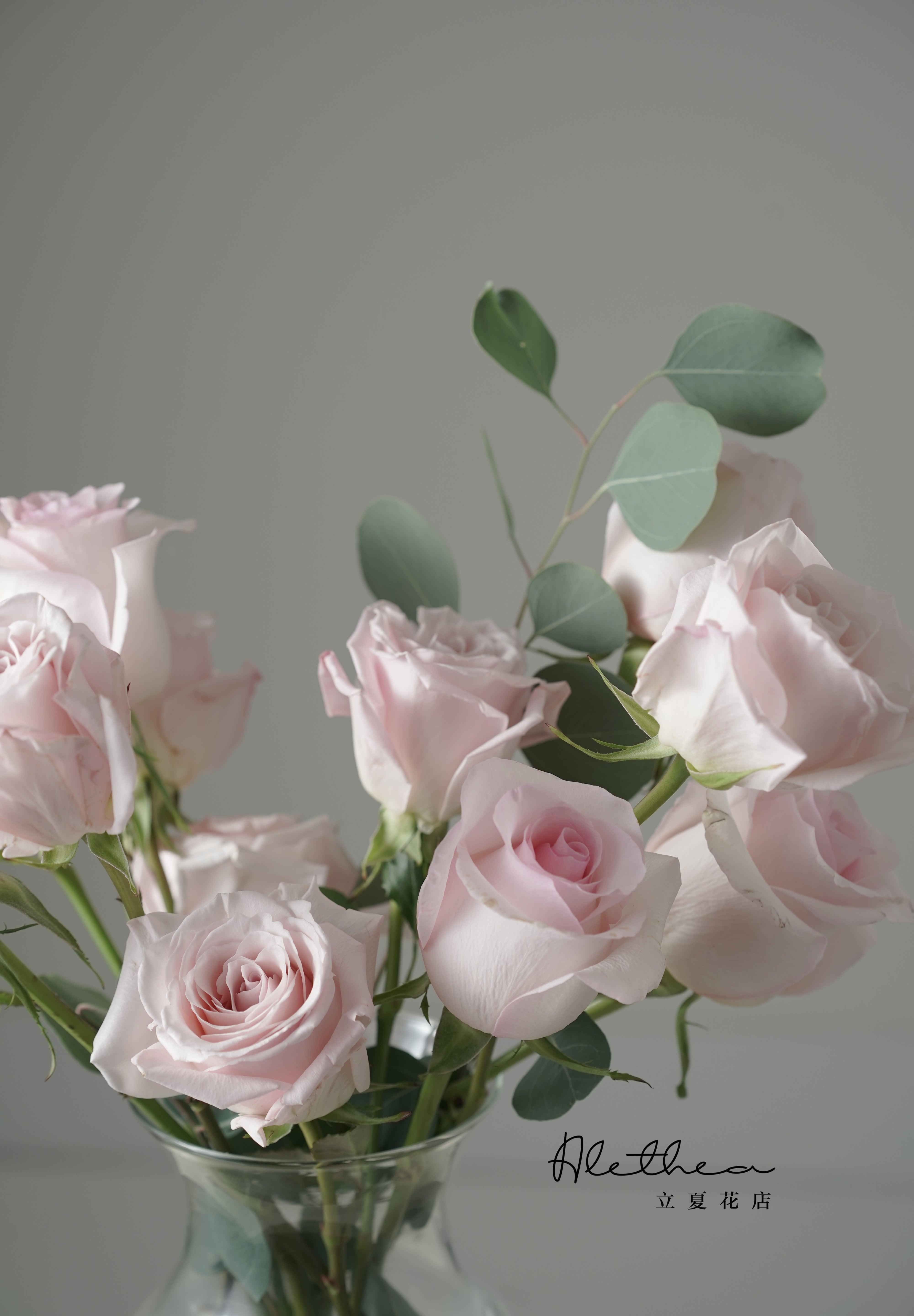 Alethea Rose Vase - Pink - Valentines'Day
