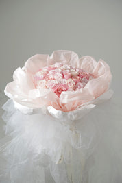 Alethea Flower Chiffon Bouquet - Kyoto Pink
