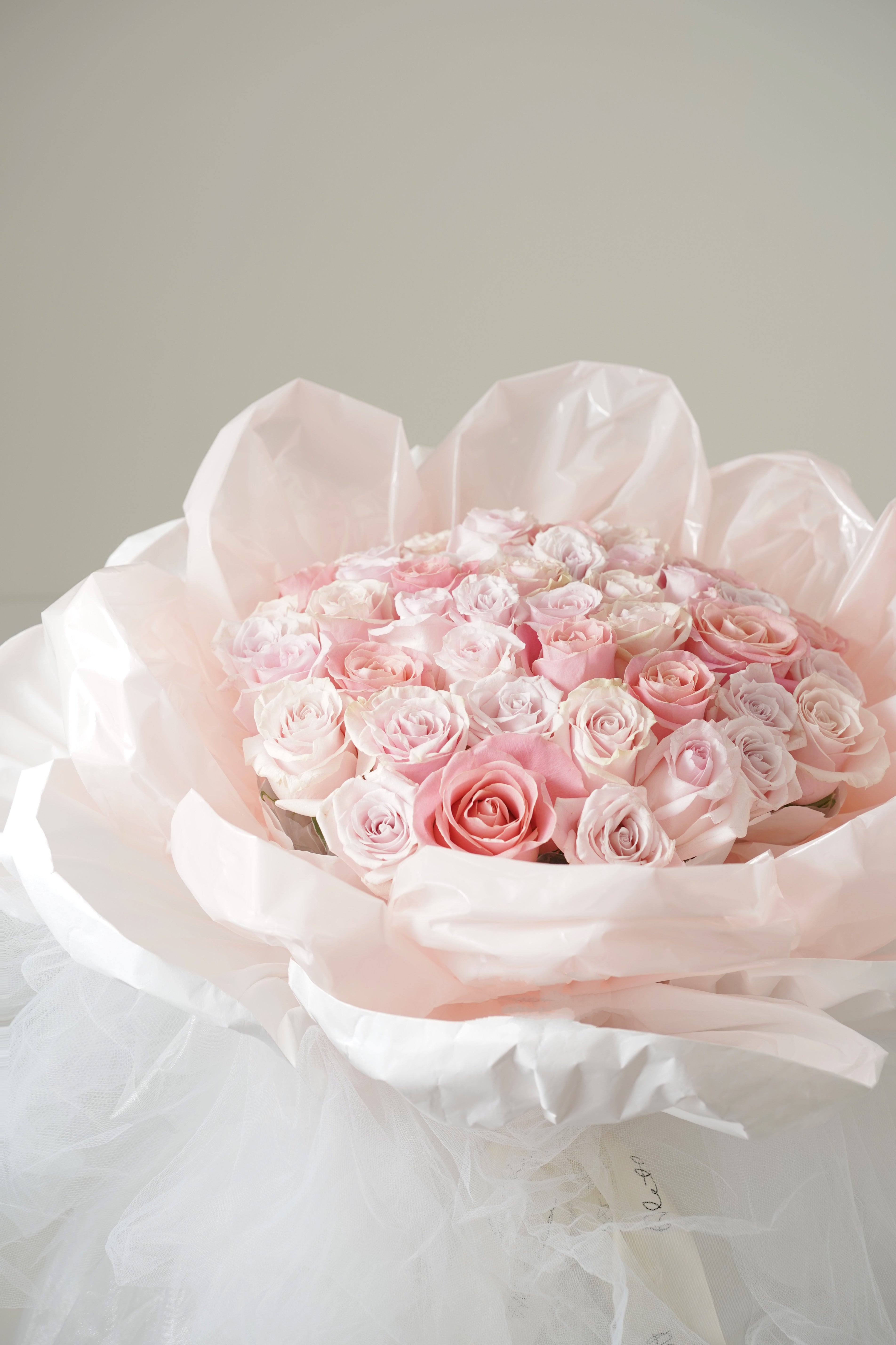 Alethea Flower Chiffon Bouquet - Kyoto Pink