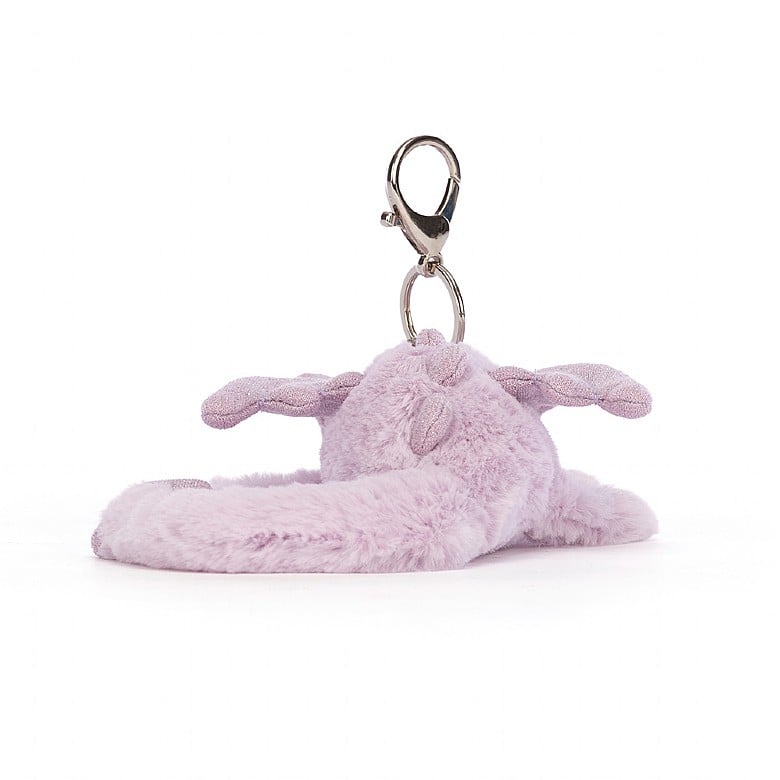 Lavender Dragon Bag Charm Jellycat