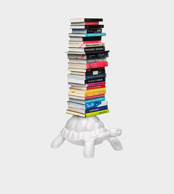 Qeeboo - Turtle Carry Bookcase White