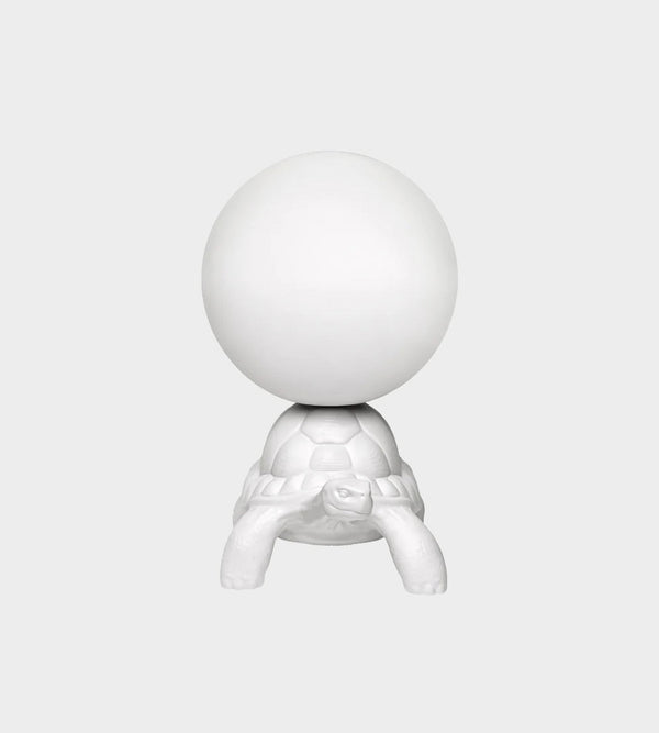 Turtle Carry Lamp White