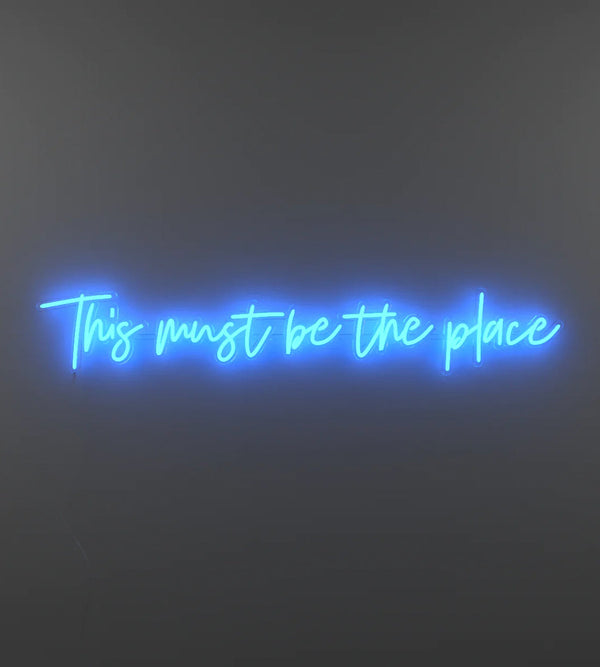 Yellowpop - 'This Must Be The Place' LED Sign