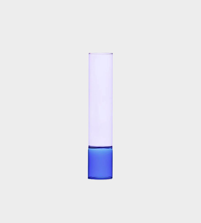 Bamboo Vase Blue/Violet 35cm