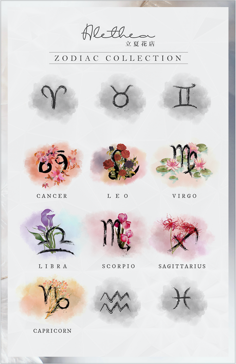 Alethea Capricorn Urban Bouquet - Zodiac Sign